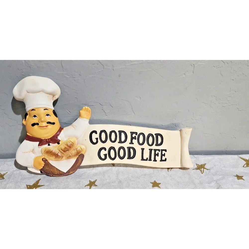 2 New Kitchen Decoration With Cooks And Sayings‎